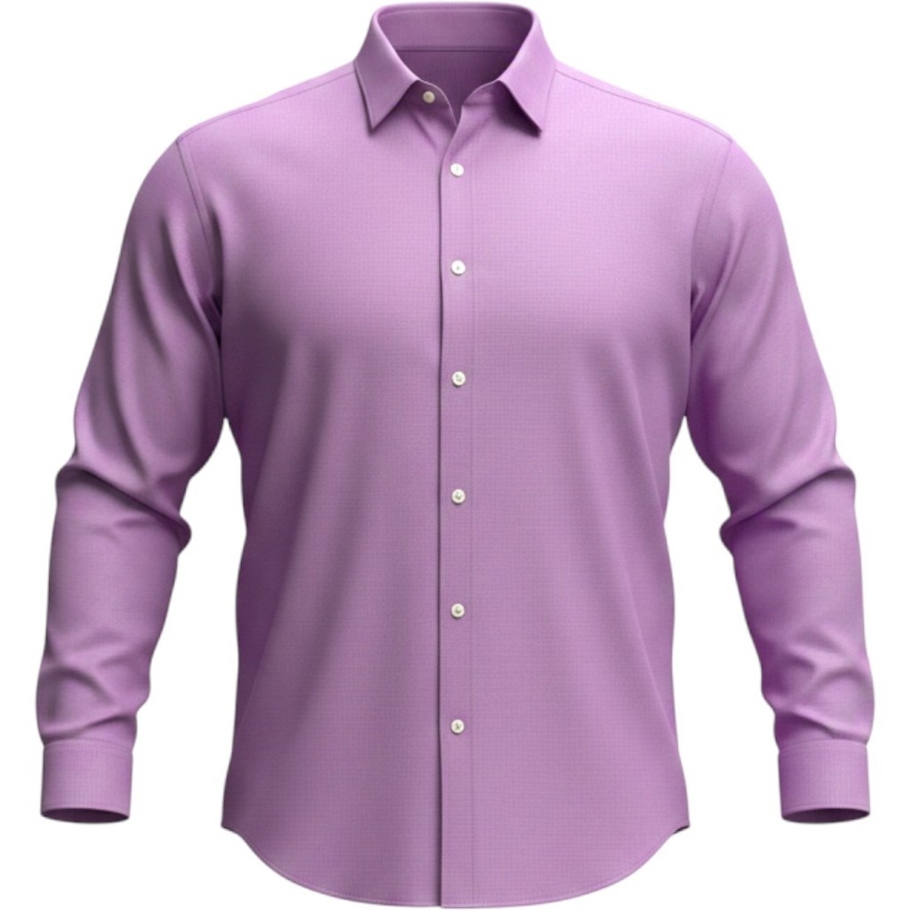 Tailors Row Finery  Purple Cotton‎ Dress Shirt 17.5 34/35 Long Sleeve Button Up